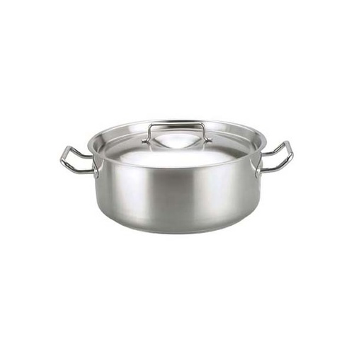 Chef Inox Elite Casserole - 18/10 18Lt 400x145mm with Lid - 70476