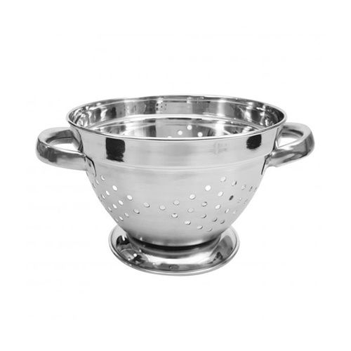 Chef Inox Colander - V Shape 3.0Lt Tubular 18/10 Handle - 70552_TK