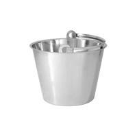 Jonas Bucket / Water Pail 10.0Lt - 18/10 Stainless Steel, Graduated - 70601