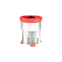 Single Glass Brush - With Suction Cups 155x185mm Aluminium Body - 70936