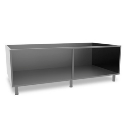 Baron 70VA160 Stainless Steel Open Cabinet - 1600mm Wide - 70VA160