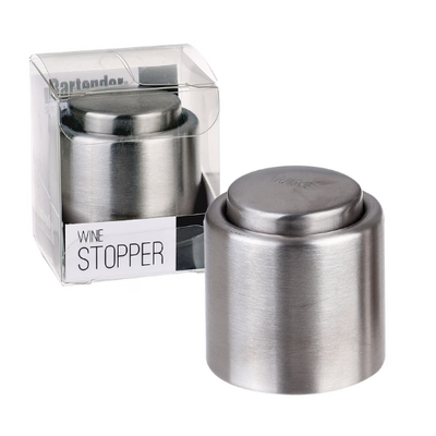 Bartender Stainless Steel Wine Stopper - 7138