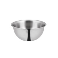 Mixing Bowl - Deluxe 380x150mm / 13.0Lt - 18/8 Stainless Steel - Satin Finished Interior - Mirror Finished Exterior  - 72713