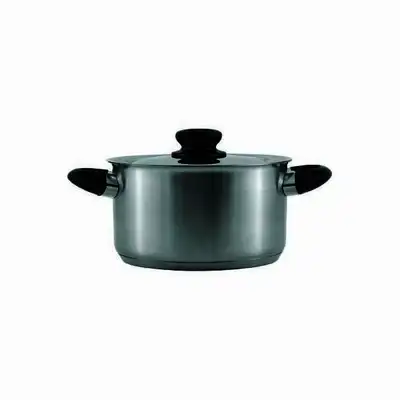 Chef Inox Bakelite Saucepot - Stainless Steel 240x140mm 6.0Lt with Lid - 73006
