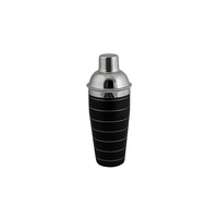 Cocktail Shaker - 3 Piece 750ml Black - 18/8 Stainless Steel - 73603