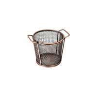 Moda Brooklyn Round Service Basket 90x90mm Antique Copper - 73717-AC