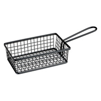 Moda Soho Rectangular Service Basket 160x104x50mm Black  - 73826-BK