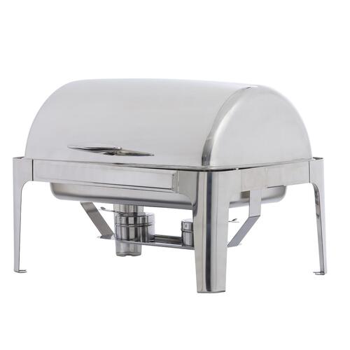 Ken Hands Full Size Roll Top Chafer Stainless Steel - 640 x 425 x 430mm - 74010
