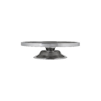 Cake Stand - Low 330x70mm Stainless Steel - 74120