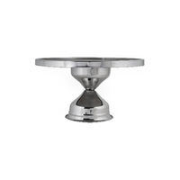Cake Stand - Tall 330x175mm Stainless Steel - 74125