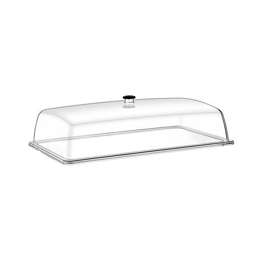 Gastroplast Rectangular Dome Cover Polycarbonate - 1/1 Size 530 x 325mm - 74180