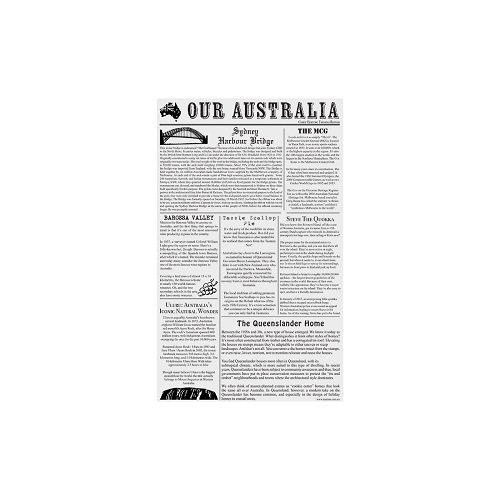 Moda Greaseproof Paper Newsprint Paper 190x310mm (Pack of 200) - 74202
