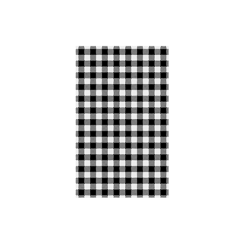 Moda Greaseproof Paper Black Gingham Paper 190x310mm (Pack of 200) - 74203_TN