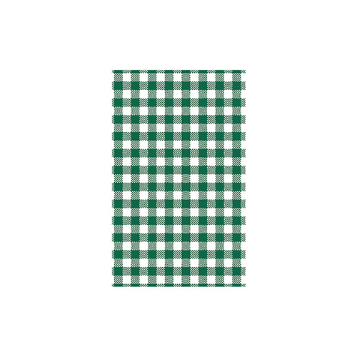 Moda Greaseproof Paper Green Gingham 190x310mm (Pack of 200) - 74211_TN