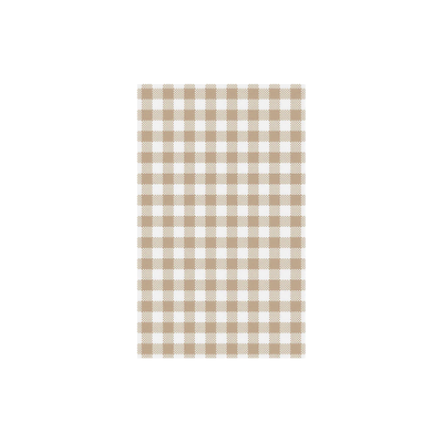 Moda Greaseproof Paper Coffee Gingham 190x310mm (Pack of 200) - 74213