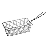 Athena Presentation Pieces Rectangular Service Basket 160x102x50mm Stainless Steel - 74226