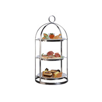 Athena Afternoon Mandarin Tea Stand 230x460mm - 18/10 Stainless Steel - 74679
