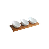 Tapas Set - Corte 205x105mm Acacia Wood - 74848