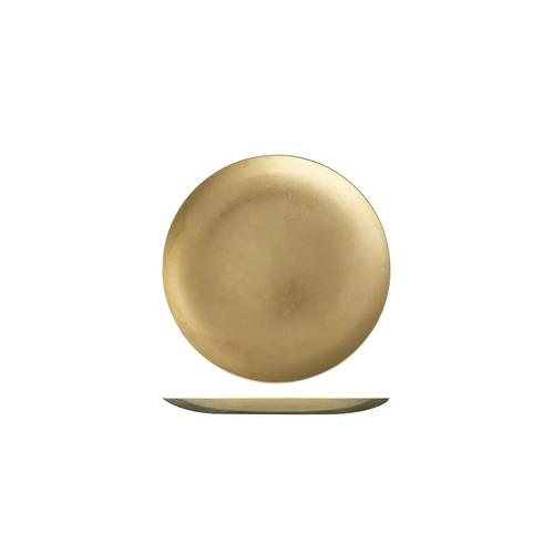 Moda Vintage Round Coupe Plate 170mm  - Gold (Box of 6) - 76017-G