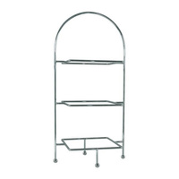 3 Tier Square Platter Stand Chrome Plated - 76251