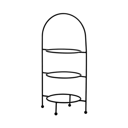 Plate Stand 3 Tier Black - 76271-BK