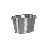 Moda Brooklyn Oval Beverage Tub 360x270x220mm - Stainless Steel, Satin Finished - 76620