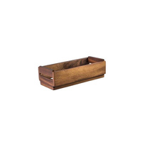 Moda Brooklyn Mini Crate 270x120x75mm Acacia Wood - 76740