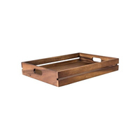 Moda Brooklyn Crate/Serving Tray 450x320x70mm Acacia Wood - 76762