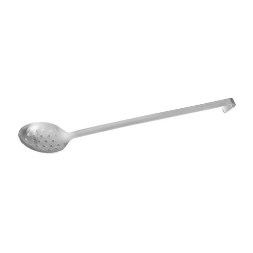 Basting Spoon With Hook - One Piece, Extra Heavy DutyPerforated 360mm - 18/8 Stainless Steel  - 78624_TN
