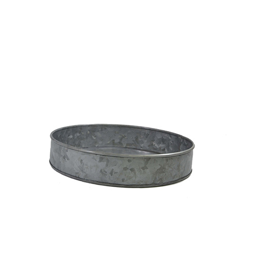 Chef Inox Coney Island - Galvanised Round Tray 240x45mm - 78670