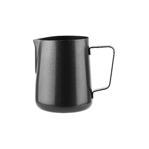 Water / Milk Frothing Jug - Regular Handle 1000ml 18/10 Stainless Steel - Black - 79382-BK