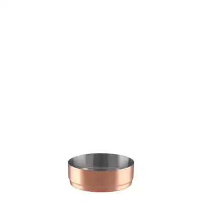Moda Serving Stackable Ramekin Satin Copper Stainless Steel 75x25mm (Box of 6) - 79865-C