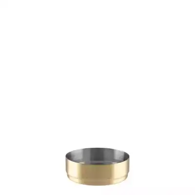 Moda Serving Stackable Ramekin Satin Gold Stainless Steel 75x25mm (Box of 6) - 79865-G