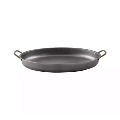 Moda Servingware Vintage Oval Dish Stainless Steel 375x255x45mm (Box of 6) - 79894