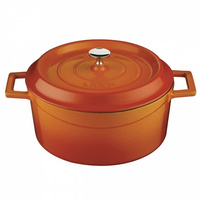 Lava Round Casserole 200x100mm / 2.6Lt Orange  - 799020-O