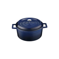Lava Round Casserole 240x115mm / 4.5Lt Blue  - 799024-BL