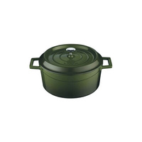 Lava Round Casserole 240x115mm / 4.5Lt Green  - 799024-GN