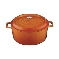 Lava Round Casserole 320x150mm / 9.8Lt Orange  - 799032-O