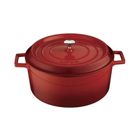 Lava Round Casserole 320x150mm / 9.8Lt Red  - 799032-R
