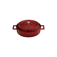 Lava Low Casserole 240x60mm / 2.4Lt Red  - 799224-R