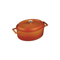 Lava Oval Casserole 250x205x100mm / 3.3Lt Orange  - 799525-O