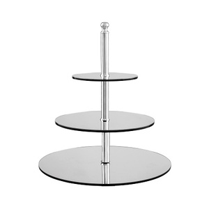 Zicco 3 Tier Round Stand - Mirror Finish - 806130