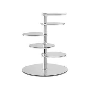 Zicco 6 Tier Display Stand - Mirror Finish - 806158