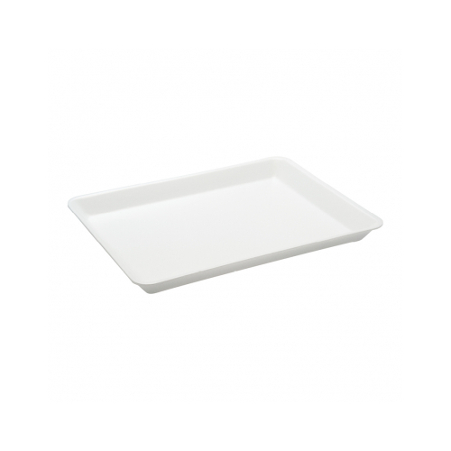 11x14" Deep Foam Produce Tray White (Box of 200) - 81-MPD1114W