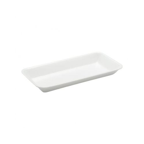 11x5" Deep Foam Produce Tray White (Box of 500) - 81-MPD115W