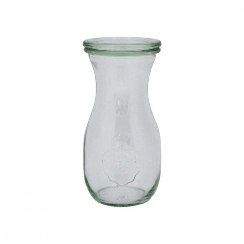 Weck Bottle Glass Jar with Lid 290ml 60x140mm (Box of 6) - 82307