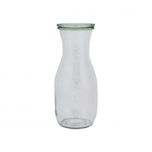 Weck Bottle Glass Jar with Lid 530ml 60x184mm (Box of 6) - 82308