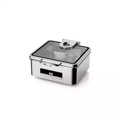 Sunnex Terni Dry Heat Chafer Gn 2/3 5.5Lt with Glass Lid - 83032