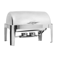 Deluxe 1/1 Size Roll Top Chafer - 18/10 Stainless Steel - 83061