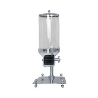 Sunnex Classic Cereal Dispenser 230x330x640mm / 7Lt - 18/10 Stainless Steel, Acrylic Body - 83081